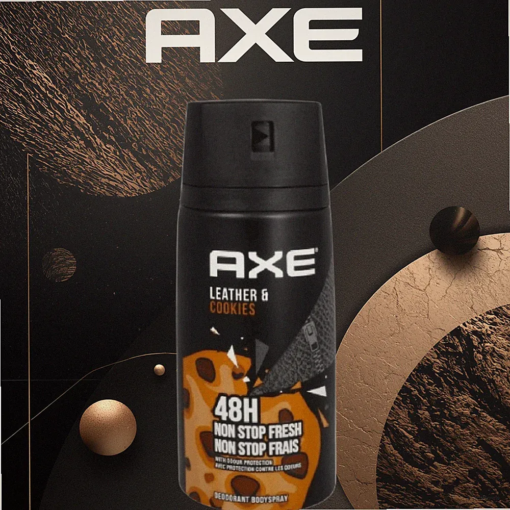 Axe Collision Leather & Cookies Deodorant Body Spray 150ml Men's Fragrance