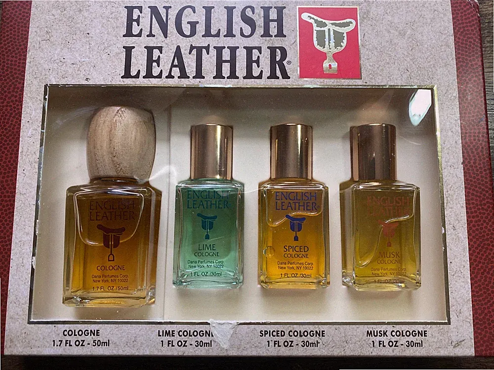 English Leather 4-Piece Gift Set - Lime - Spice - Musk - NOS