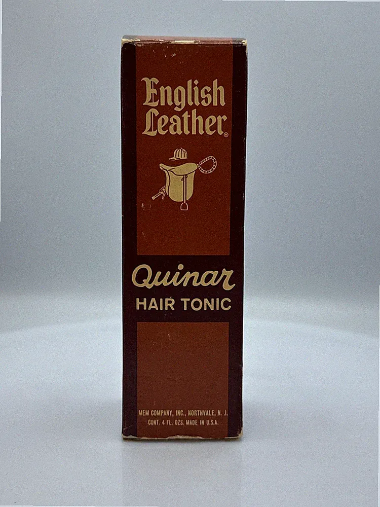 English Leather Quinta Hair Tonic 4oz Bottle With Original Box