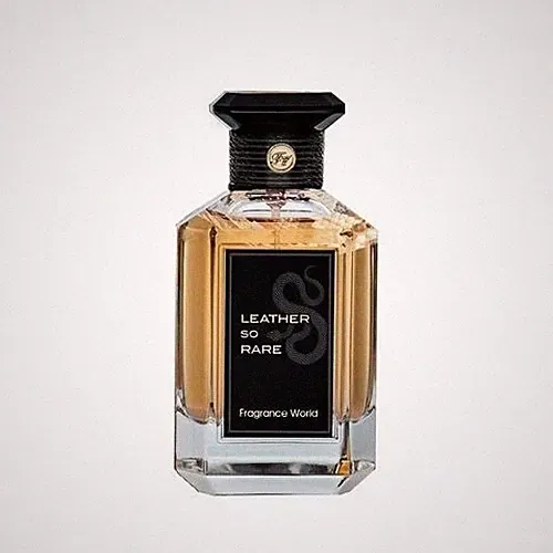 Fragrance World Leather So Rare for Unisex Eau de Parfum Spray 3.4 oz