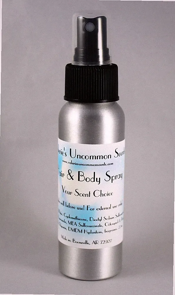 Leather ~HAIR & BODY PERFUME Scented FRAGRANCE SPRAY MIST 2.5oz