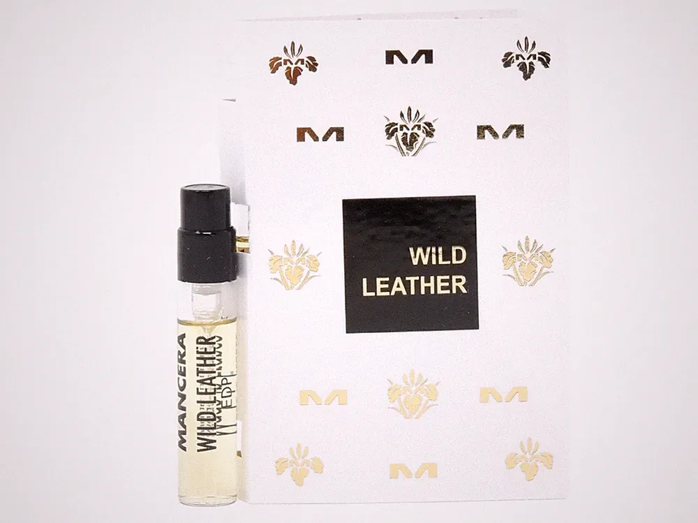MANCERA WILD LEATHER EDP 2.0ml .06fl oz x 1 COLOGNE PERFUME SPRAY SAMPLE