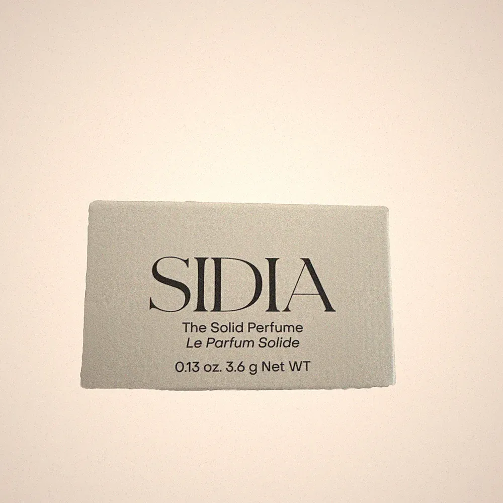 Sidia The Solid Perfume Braless Leather & Vanilla Fragrance in Metal Compact NIB